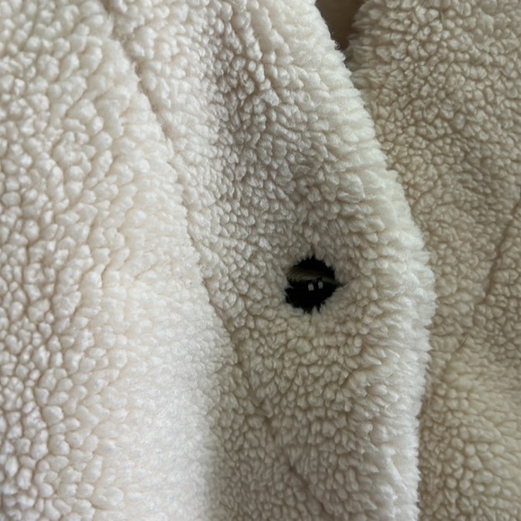 Urban Outfitters Teddy Sherpa Cardigan Coat L - Picture 4 of 4